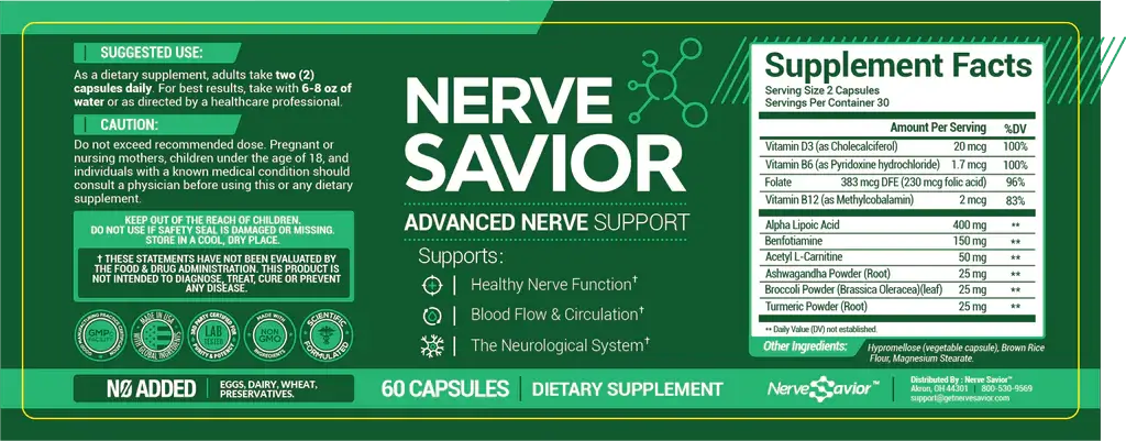 nerve savior label